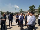 山西省人大常委会副主任、临汾市委书记岳普煜视察山西正大开工建设基地